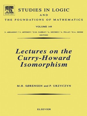 cover image of Lectures on the Curry-Howard Isomorphism